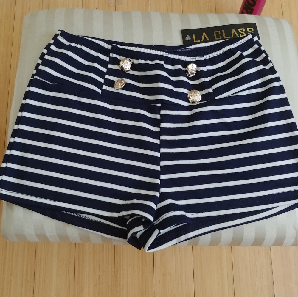 Nautical Stretch Shorts ⚓